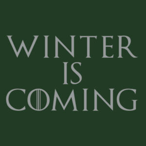 Winter Is Coming - HeavyBlend™ adult hooded sweatshirt Design