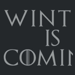 Winter Is Coming - Softstyle™ adult ringspun t-shirt Design