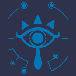 Zelda Sheikah Eye Logo - Softstyle™ women's ringspun t-shirt Design