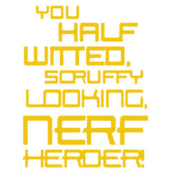 Scruffy Nerf Herder - Bib Design