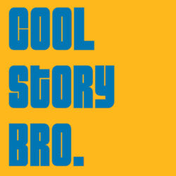 Cool Story Bro. - HeavyBlend™ adult hooded sweatshirt Design