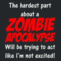 Zombie Apocalypse - Heavy Cotton 100% Cotton T Shirt Design