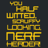 Scruffy Nerf Herder - Heavy Cotton 100% Cotton T Shirt Design