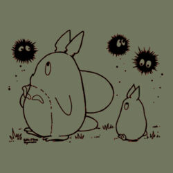 *Katie O'Kane* Totoro Design - Heavy Cotton 100% Cotton T Shirt Design