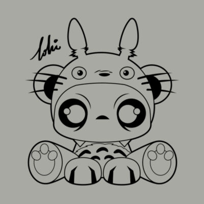 *Loki Tsang* Sinnamon Totoro - Heavy Cotton 100% Cotton T Shirt Design