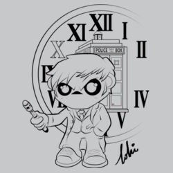 *Loki Tsang* Time Lord X - Soft Style™ Women's V-Neck T-Shirt Design