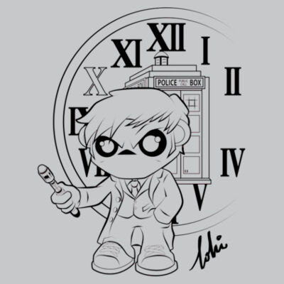 *Loki Tsang* Time Lord X - Soft Style™ Women's V-Neck T-Shirt Design