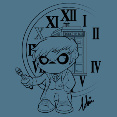 *Loki Tsang* Time Lord X - Heavy Cotton 100% Cotton T Shirt Design