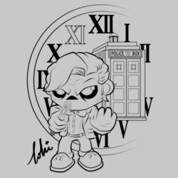 *Loki Tsang* Time Lord XI - Soft Style™ Women's V-Neck T-Shirt Design