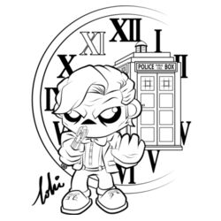 *Loki Tsang* Time Lord XI - Varsity Hoodie Design