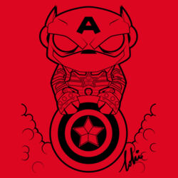 *Loki Tsang* Captain America - Heavy Cotton™ Youth T-shirt Design