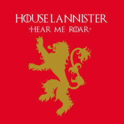 House Lannister - Heavy Cotton 100% Cotton T Shirt Design
