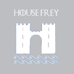 House Frey - Heavyweight blend youth hooded sweatshirt Design