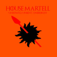House Martell - HeavyBlend™ adult hooded sweatshirt Design