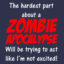 Zombie Apocalypse - Softstyle™ women's v-neck t-shirt Design