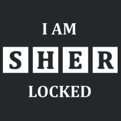 I Am Sher Locked  - Heavy Cotton 100% Cotton T Shirt Design