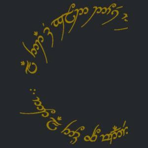 One Ring - Softstyle™ adult ringspun t-shirt Design