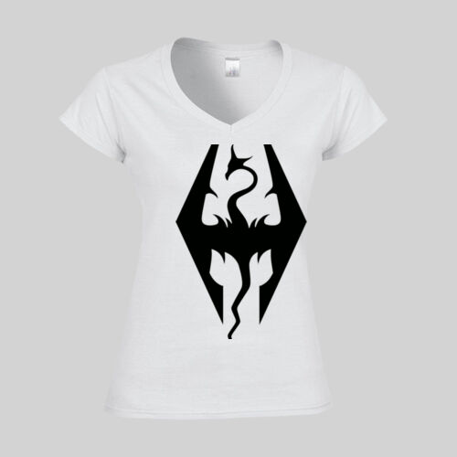 Skyrim - Softstyle™ women's v-neck t-shirt Thumbnail