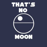That's No Moon - Softstyle™ women's ringspun t-shirt Design