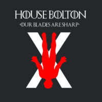 House Bolton - Soft Style™ Women's V-Neck T-Shirt Design