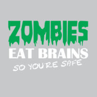 Zombies eat brains - Softstyle™ women's v-neck t-shirt Design