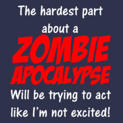 Zombie Apocalypse - Softstyle™ women's v-neck t-shirt Design