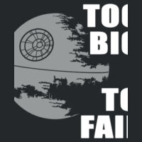 Too Big To Fail - Softstyle™ women's ringspun t-shirt Design