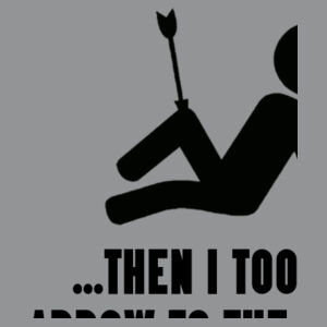 Arrow To The Knee - Softstyle™ adult ringspun t-shirt Design