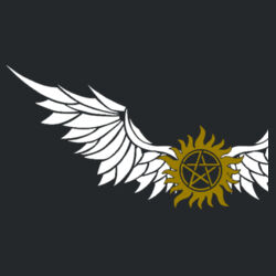 Anti-Possession with Wings - Softstyle™ adult ringspun t-shirt Design