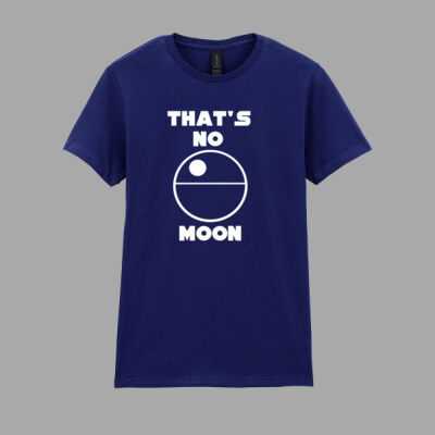 That's No Moon - Softstyle™ women's ringspun t-shirt Thumbnail