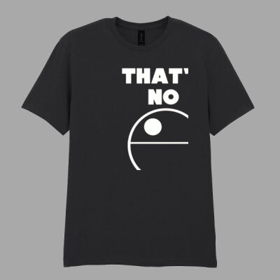 That's No Moon - Softstyle™ adult ringspun t-shirt Thumbnail