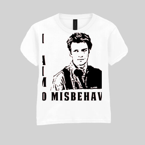 No.2 I Aim to Misbehave - Softstyle™ youth ringspun t-shirt Thumbnail