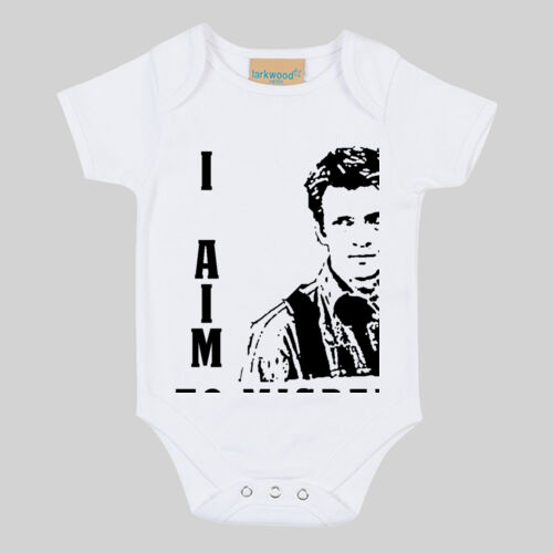 No.2 I Aim to Misbehave - Short sleeved body suit with envelope neck opening Thumbnail