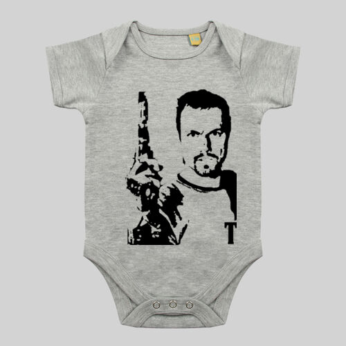 No.3 The Hero Of Canton - Short sleeved body suit with envelope neck opening Thumbnail