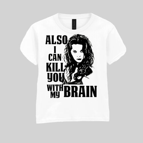 No.4 I Can Kill You With My Brain - Softstyle™ youth ringspun t-shirt Thumbnail