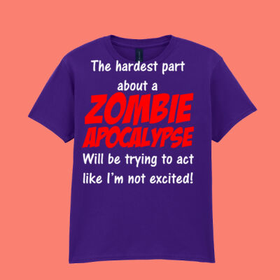 Zombie Apocalypse - Softstyle™ youth ringspun t-shirt Thumbnail