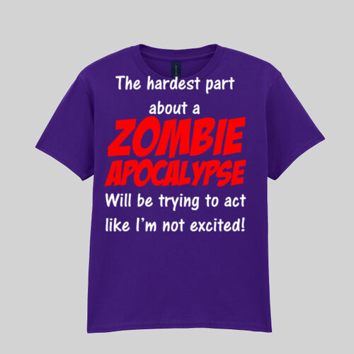 Zombie Apocalypse - Softstyle™ youth ringspun t-shirt Thumbnail