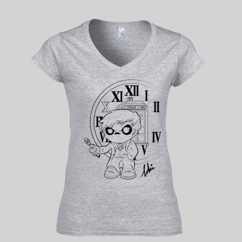 *Loki Tsang* Time Lord X - Soft Style™ Women's V-Neck T-Shirt Thumbnail