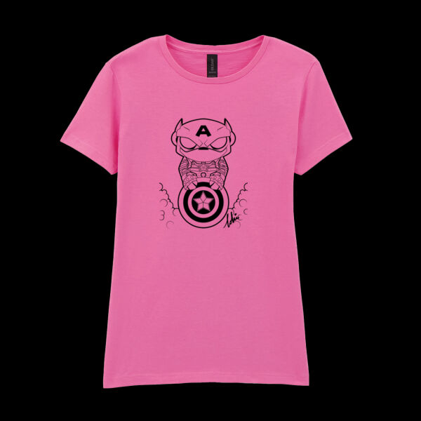 *Loki Tsang* Captain America - Softstyle™ Women's T-shirt Thumbnail