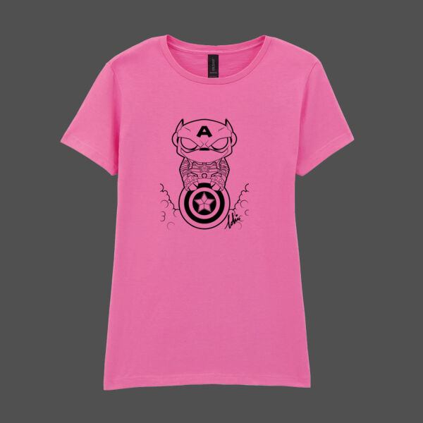 *Loki Tsang* Captain America - Softstyle™ Women's T-shirt Thumbnail
