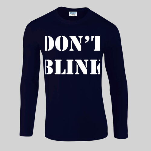 Don't Blink - Softstyle™ long sleeve t-shirt Thumbnail