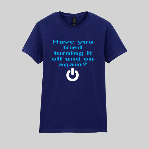 On and Off - Softstyle™ women's ringspun t-shirt Thumbnail