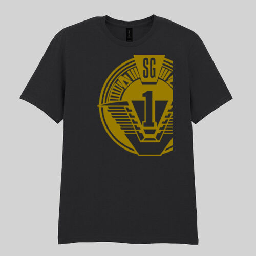 Stargate SG1 Logo - Softstyle™ adult ringspun t-shirt Thumbnail