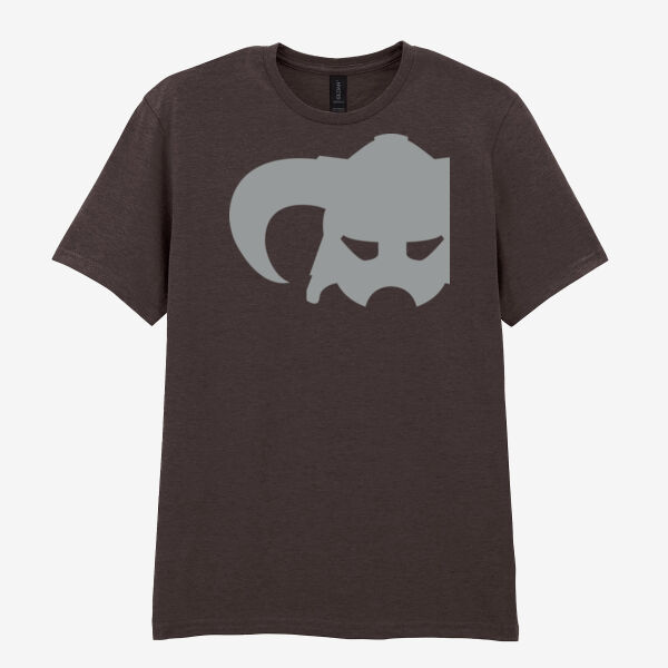 Skyrim Iron Helmet - Softstyle™ adult ringspun t-shirt Thumbnail